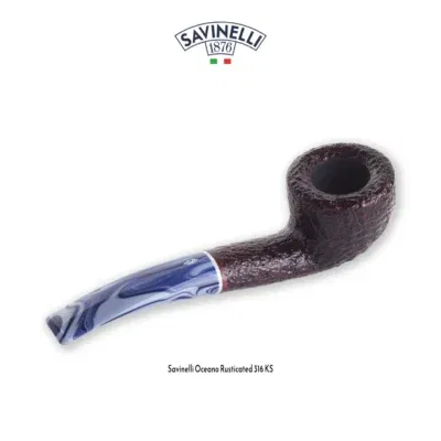 Savinelli Oceano Rusticated 316 KS