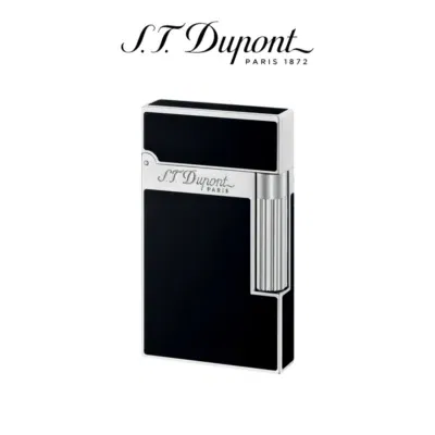S.T. Dupont L2 - Svart lack med Palladium