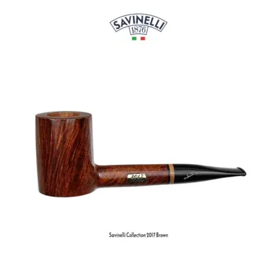 Savinelli Årspipa 2017 Poker Smooth brun