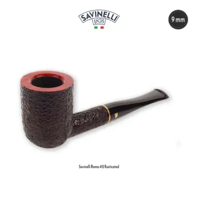 Savinelli Roma Rusticated 412 - 9mm