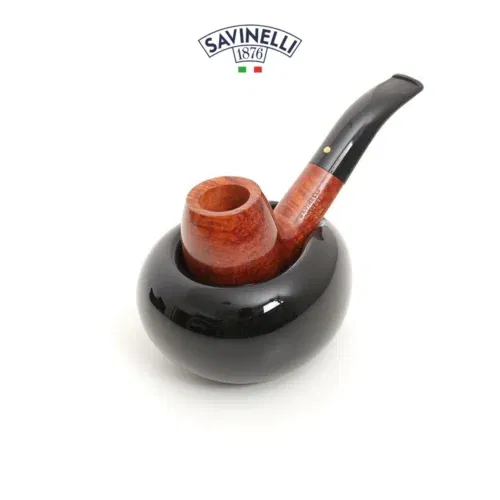 Savinelli Goccia Pipställ Blank Svart