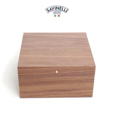 Savinelli Humidor Fyrkantig Valnöt