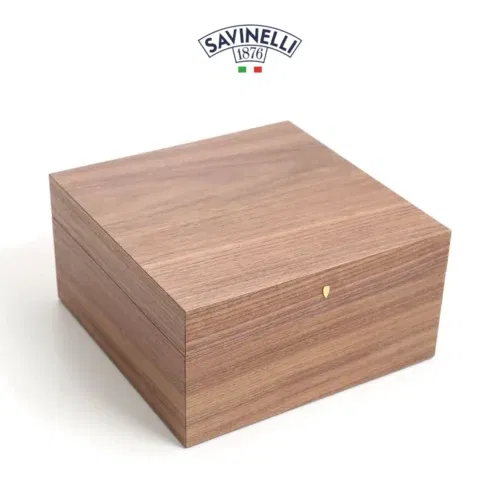 Savinelli Humidor Quadrata Valnöt