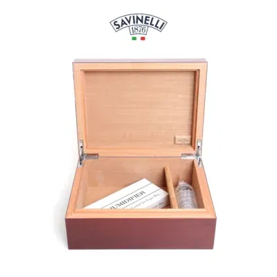 Savinelli Humidor Geometric Burgundy