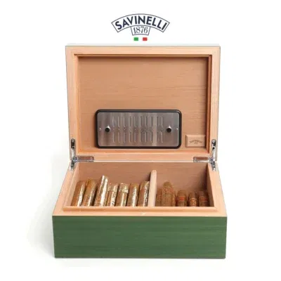 Savinelli Humidor Grön