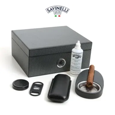 Humidorpaket Savinelli Kolfiberfinish