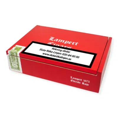 Lampert 1675 Edición Rojo Connecticut Robusto box